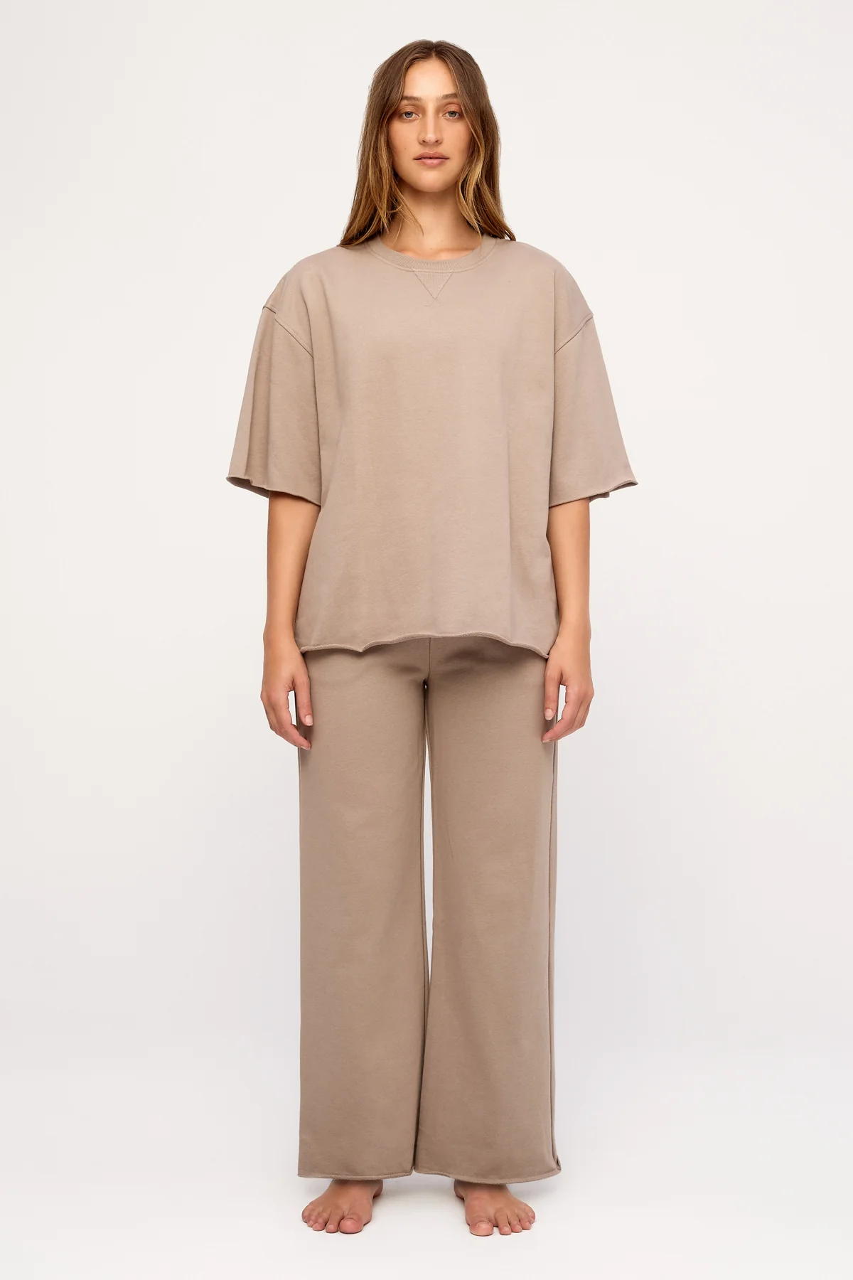 Terry Sport Tee - Stone - Image 3
