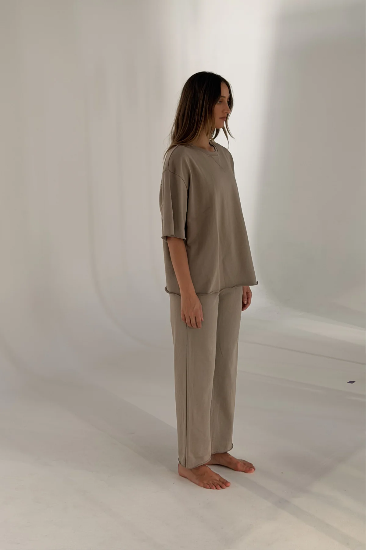 Terry Sport Tee - Stone - Image 4
