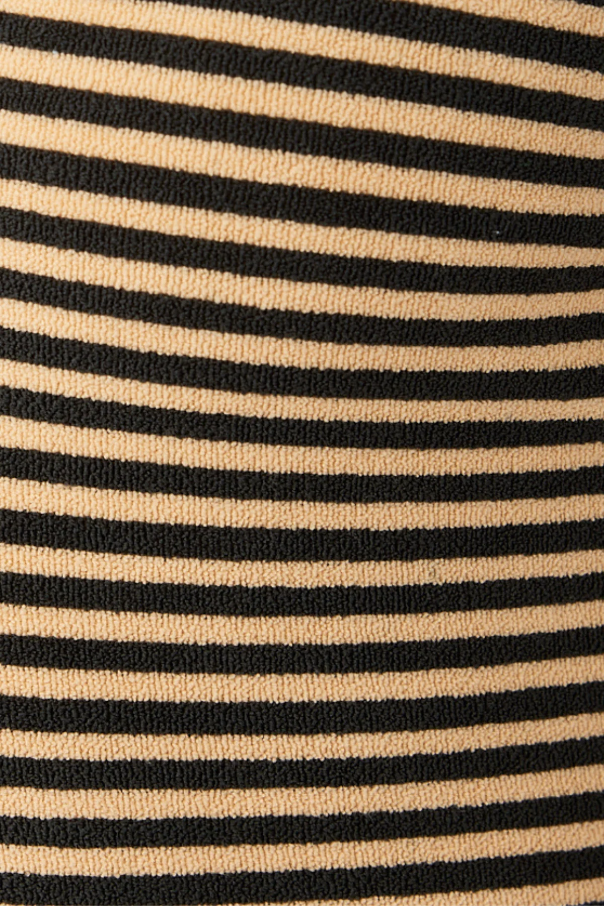 Towelling Full Brief - Black Stripe - Image 5