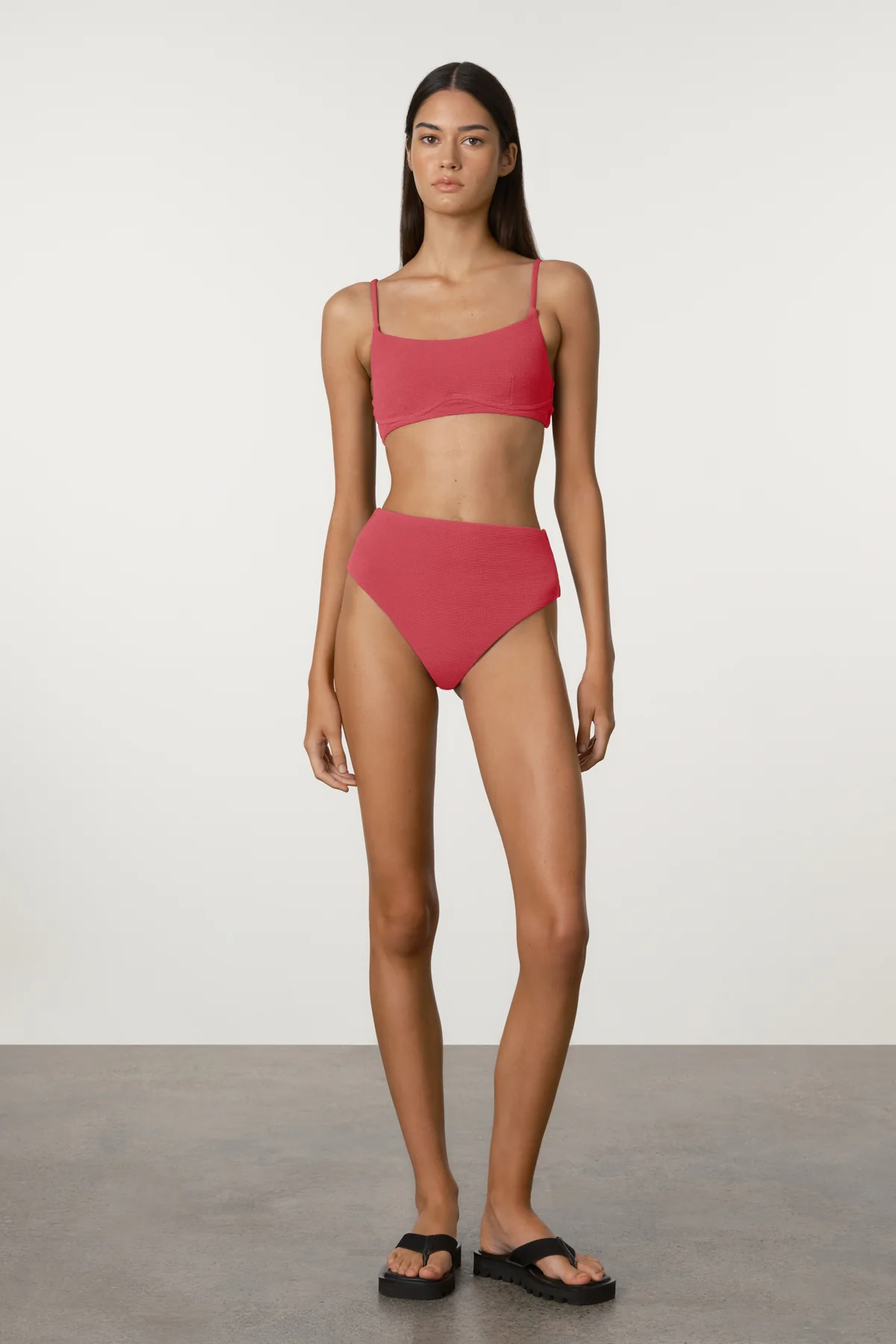 Waffle Bralette - Berry - Image 2