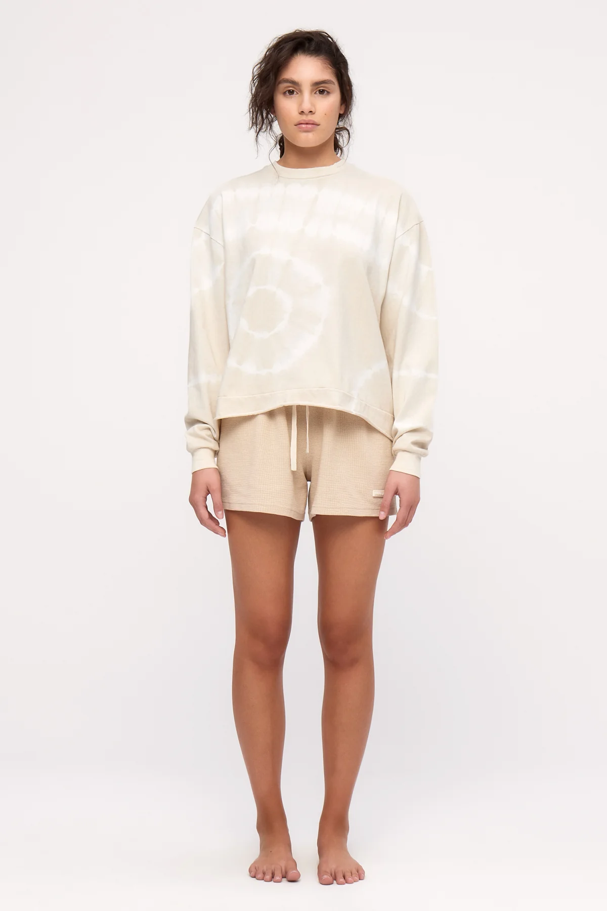 Waffle Sport Shorts - Natural