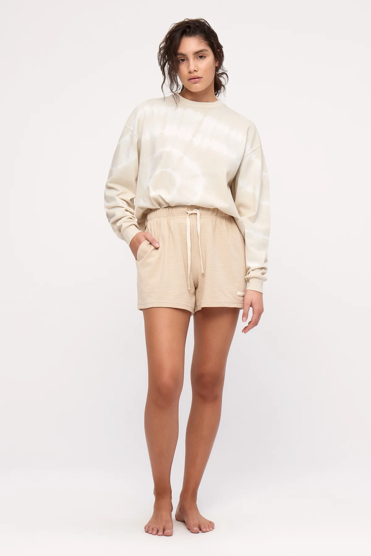 Waffle Sport Shorts - Natural - Image 3