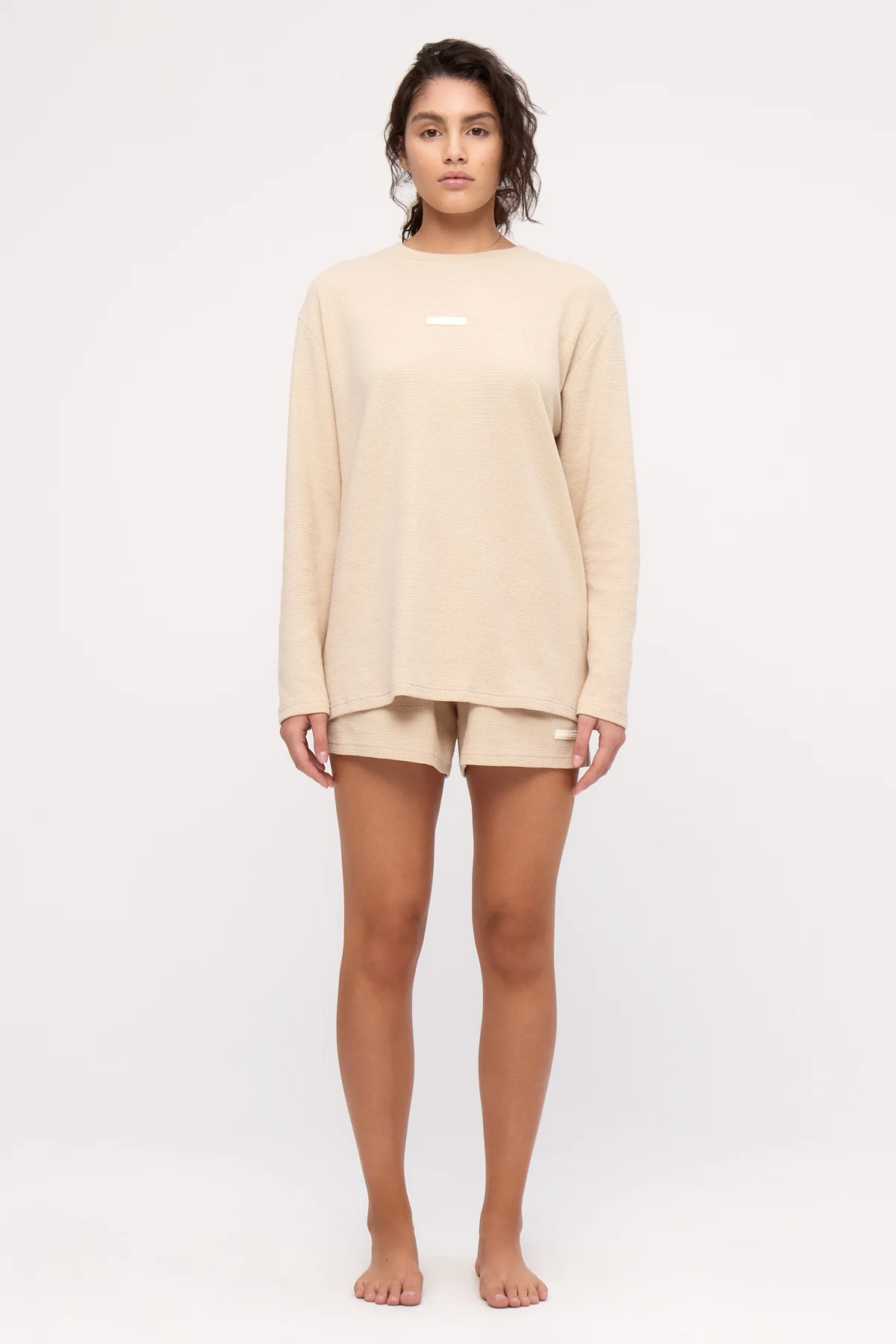 Waffle Sport Shorts - Natural - Image 4