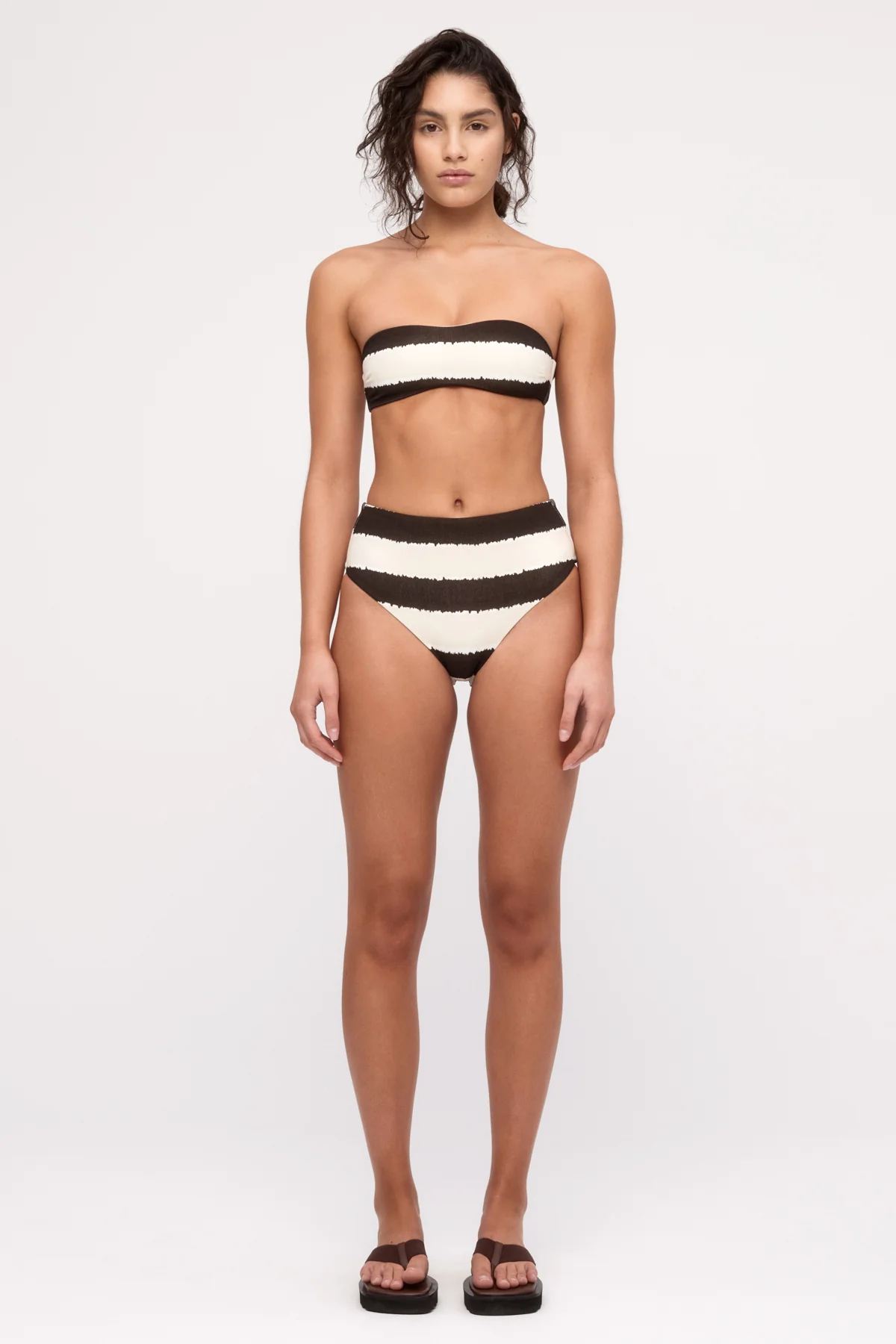 Waisted Full Brief - Tie Dye Stripe