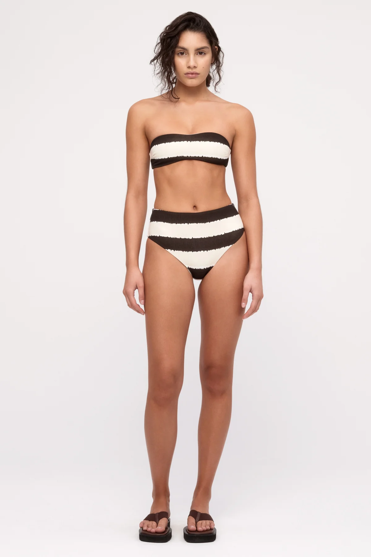 Waisted Full Brief - Tie Dye Stripe - Image 2