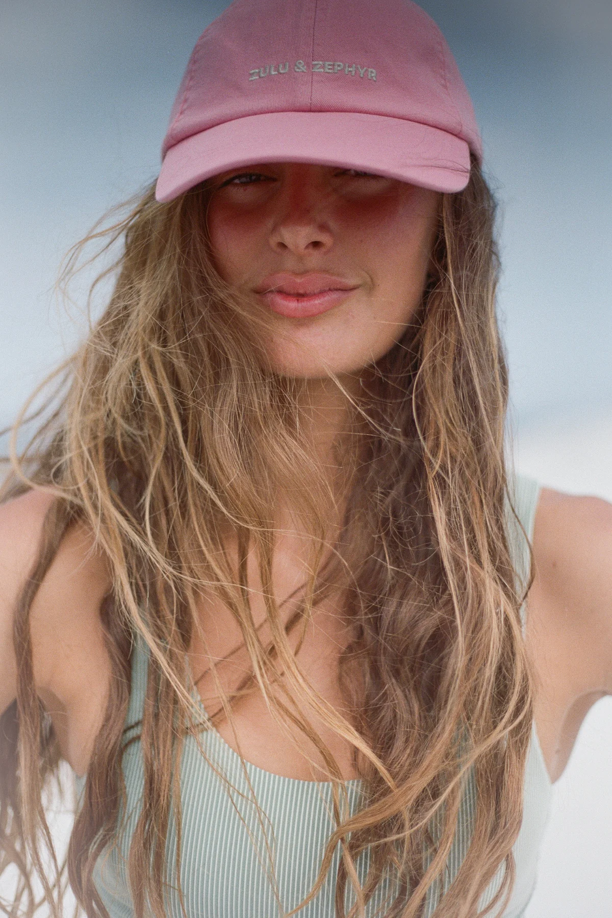 Zulu & Zephyr Canvas Cap - Pink - Image 3