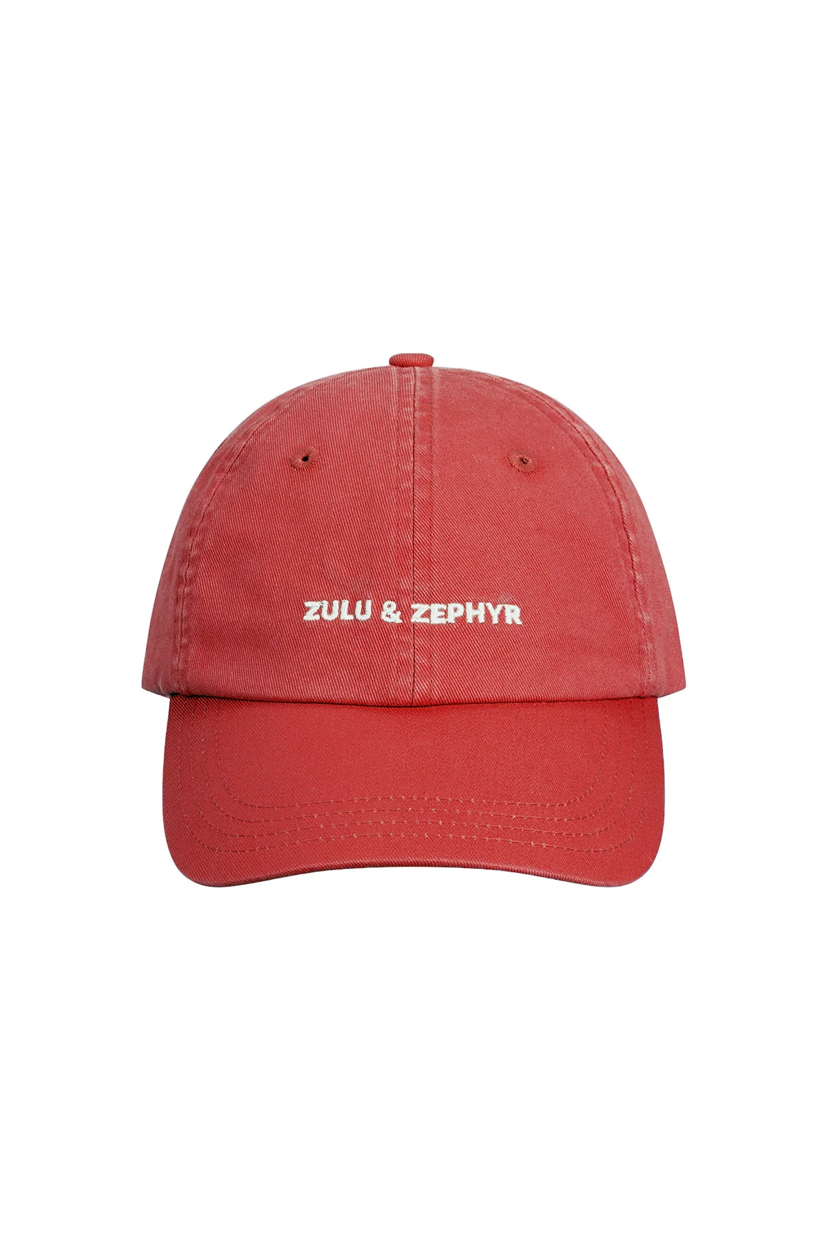 Zulu & Zephyr Canvas Cap - Red - Image 3