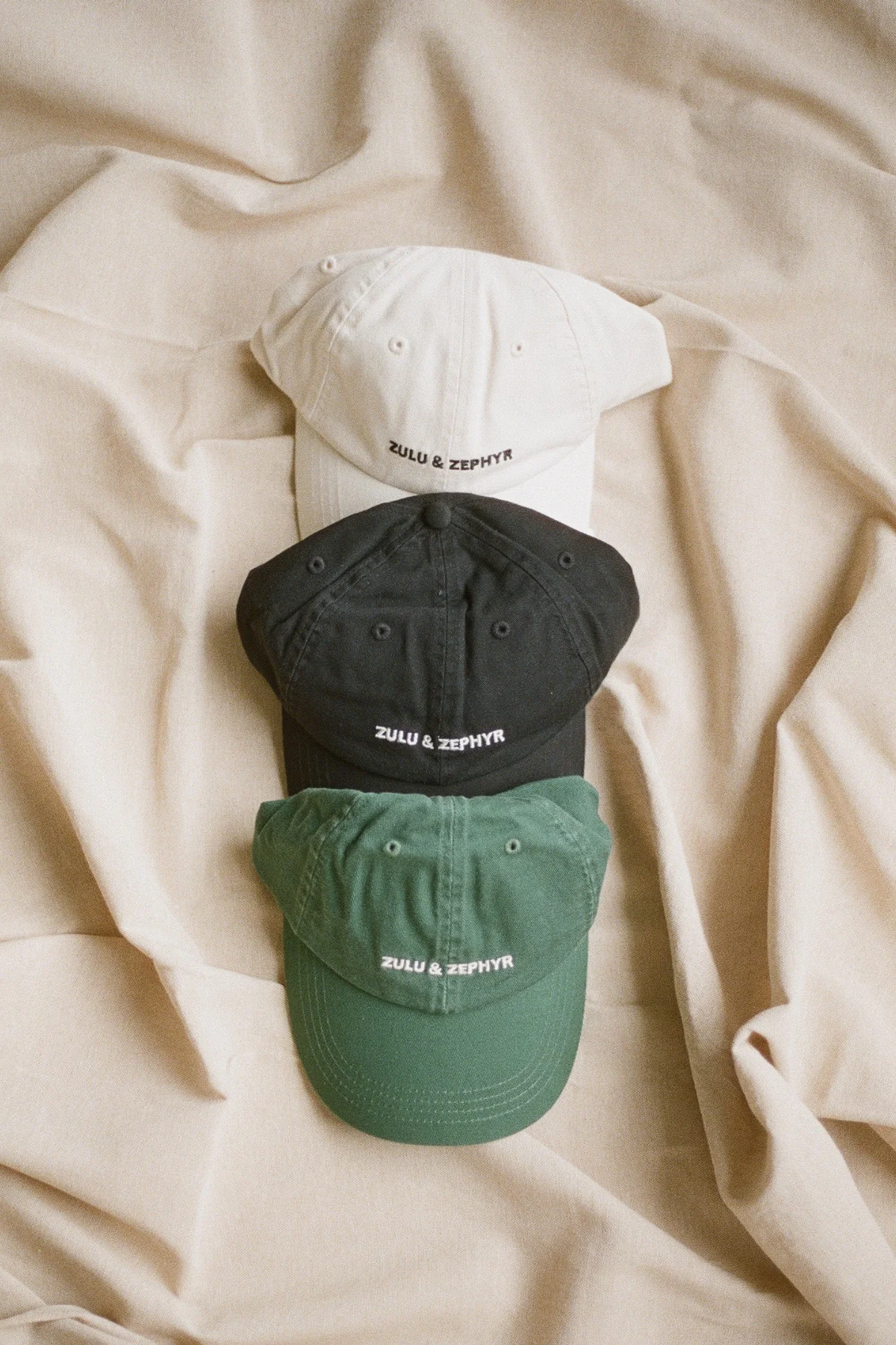 Zulu & Zephyr Canvas Cap - Tallow Green - Image 3