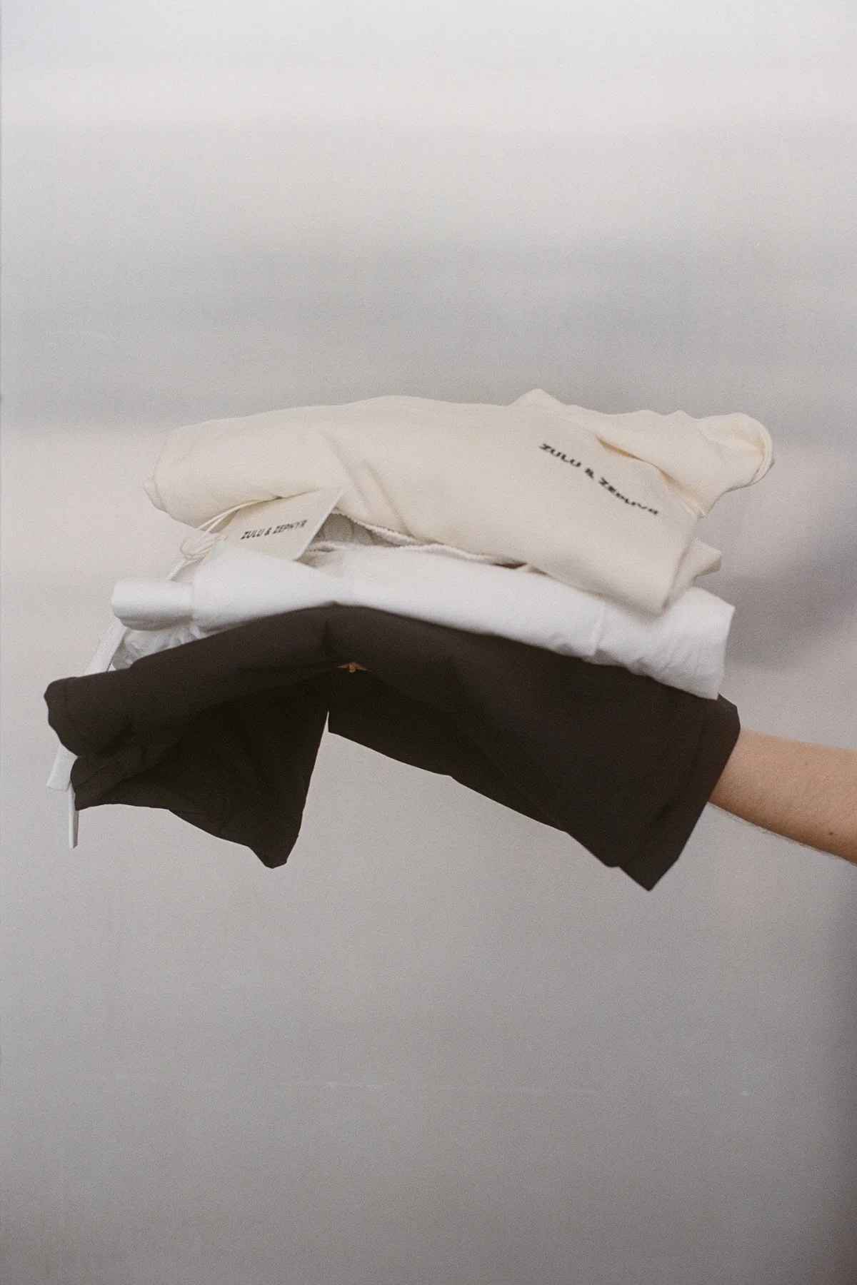 Zulu & Zephyr Logo Tee - Warm White - Image 5