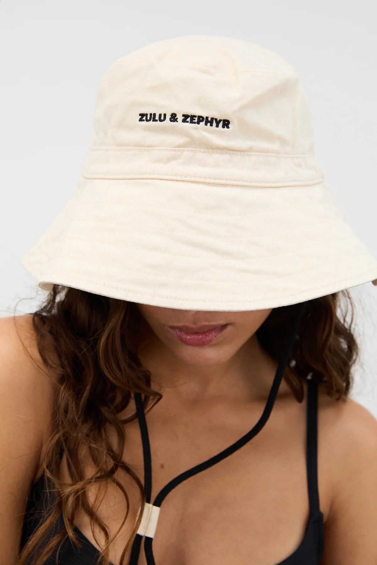 ZZ Logo Bucket Hat - Coconut - Image 2