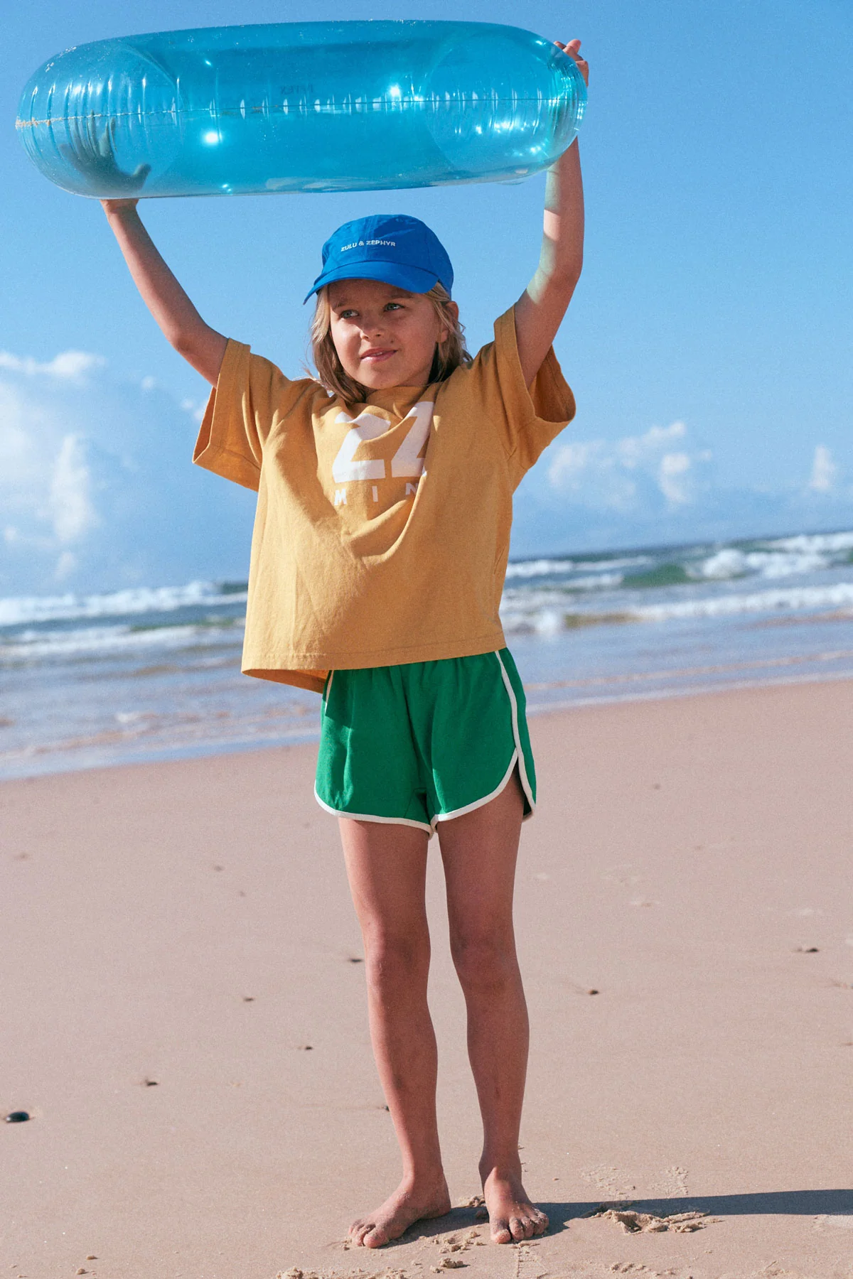 ZZ Mini T Shirt - Marigold - Image 4