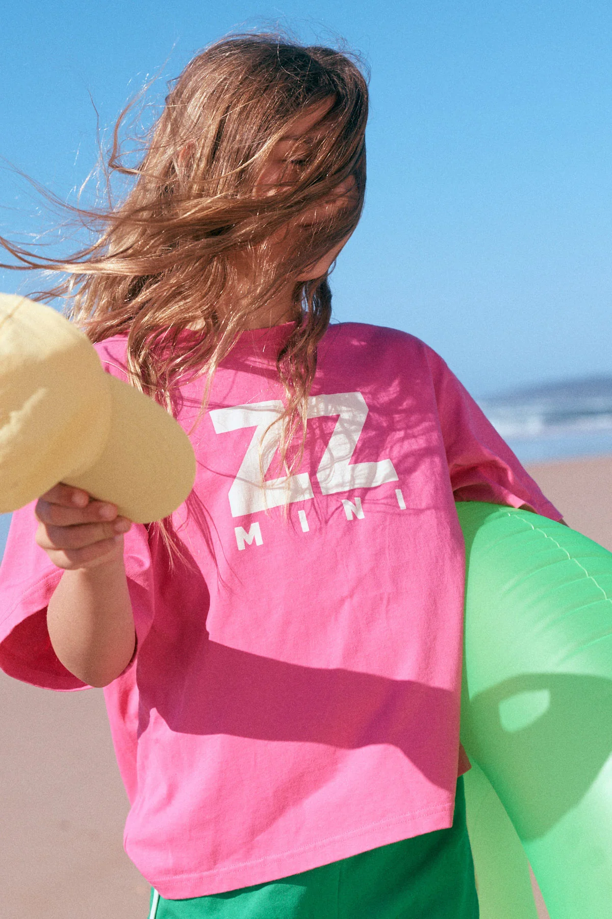 ZZ Mini T Shirt - Shell Pink - Image 3