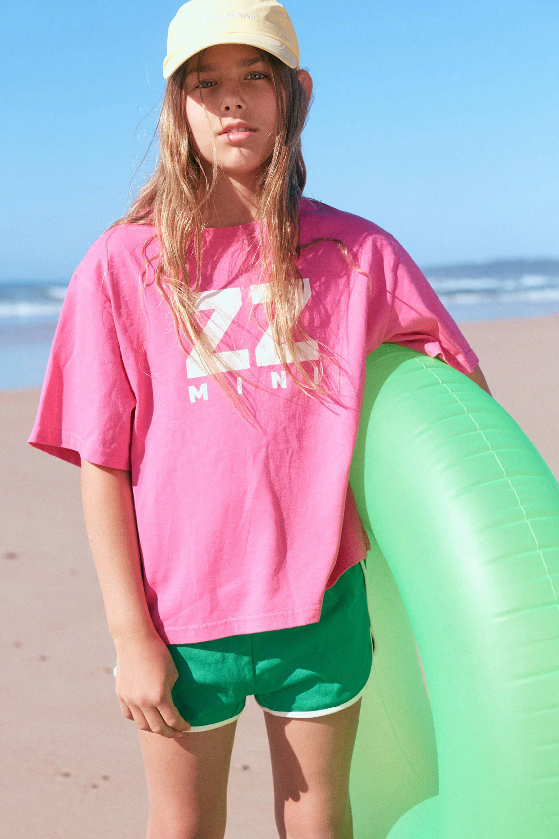 ZZ Mini T Shirt - Shell Pink - Image 4